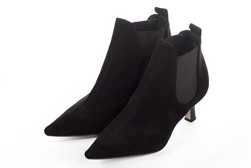 Bottines pointu femme noir best sale